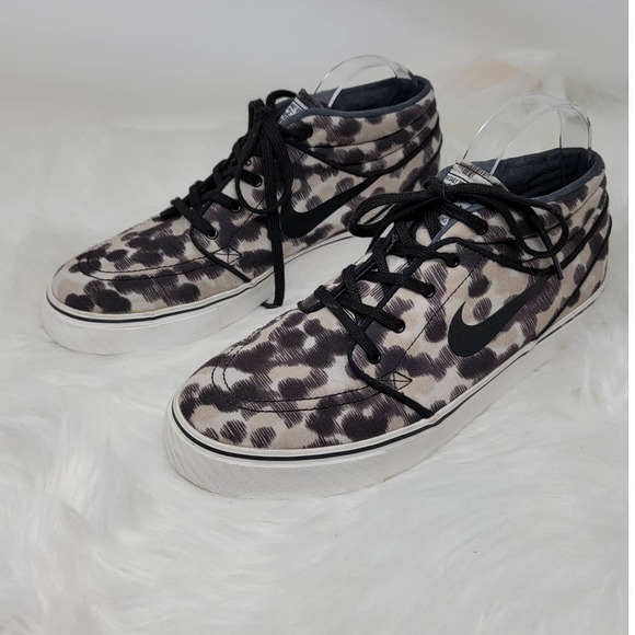 Nike Stefan Janoski Skateboarding Zoom AIr Black/White Men's Sneaker 9 - Picture 3 of 9